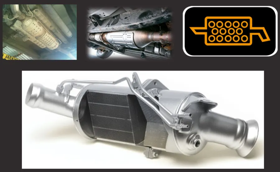 Diesel particulate filter parts and the DPF warning light